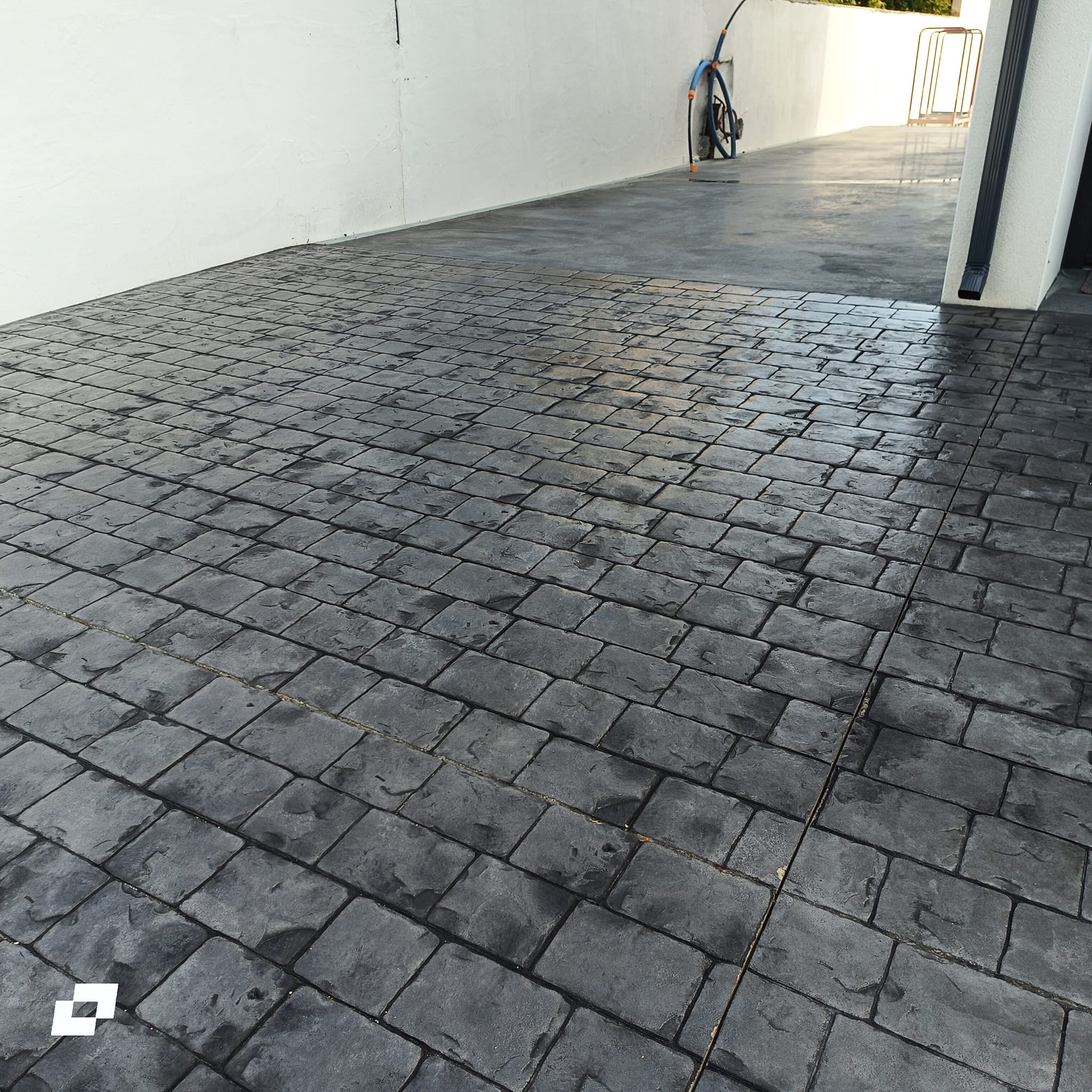 Béton imprimé au Gabon