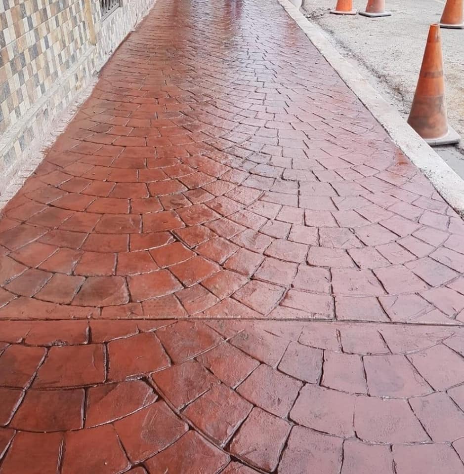 Béton imprimé au Gabon