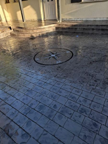 Béton imprimé au Gabon